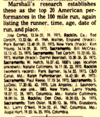 Donald Ritchie Runner Don Ritchie's 1977 100-mile World Record | Ultrarunning History